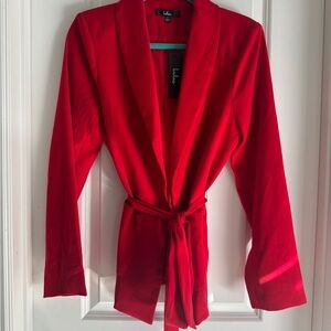 Lulu's Red Blazer with Belt